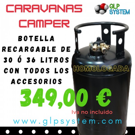 BOTELLA RECARGABLE 36L