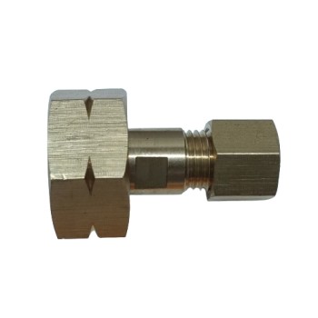 CONECTOR W21,8 x 1/14 LH - 8 mm RVS