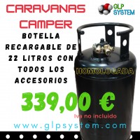 BOTELLA RECARGABLE COMPLETA 22L