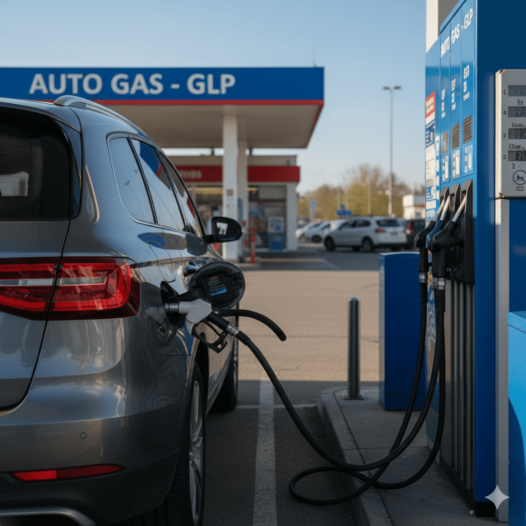 Motor de coche moderno