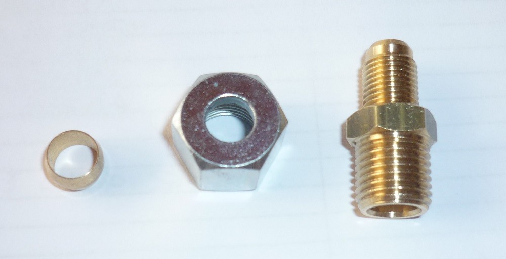 REDUCTOR 0° M6 - F8 M10x1 / G¼